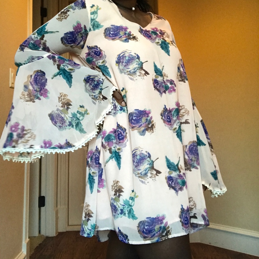 impeccable pig pink floral mini dress